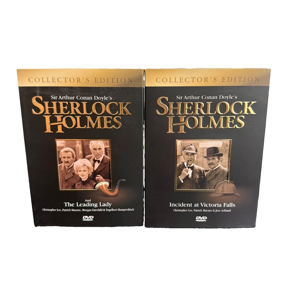 2 Sherlock Holmes DvDs Incident At Victoria Falls The Leading Lady